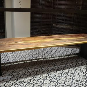 Bàn ăn gỗ me tây