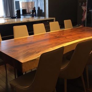 Bàn làm việc me tây nguyên tấm kích thước lớn (300x100x10)