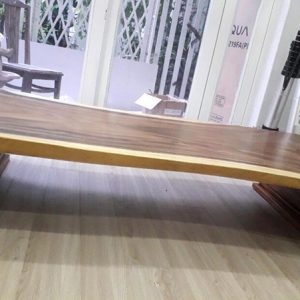 Bàn trà sofa gỗ me tây nguyên tấm 1m6 x 80cm